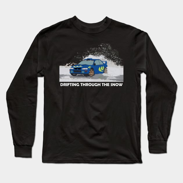 Rally Drifting - GC8 WRX (Rally Car) Inspired Long Sleeve T-Shirt by ShiftShirts